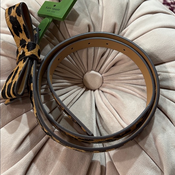 NWT Kate Spade Animal Print Bow Belt - Picture 9 of 9